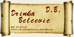 Drinka Belčević vizit kartica